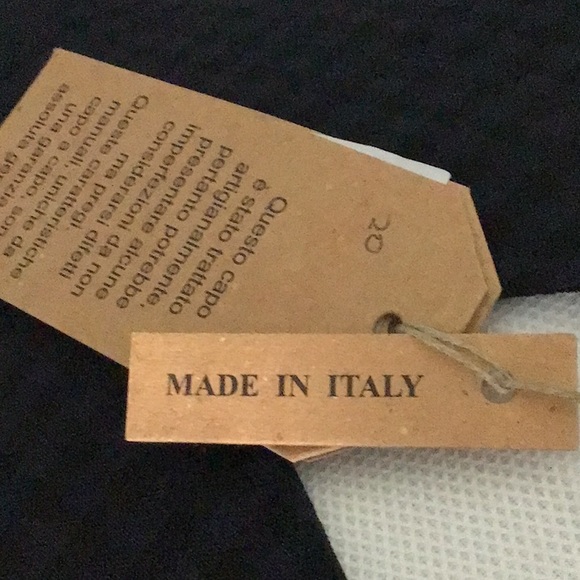 NWT Barena Venezia Blue with black squares. - Picture 6 of 8